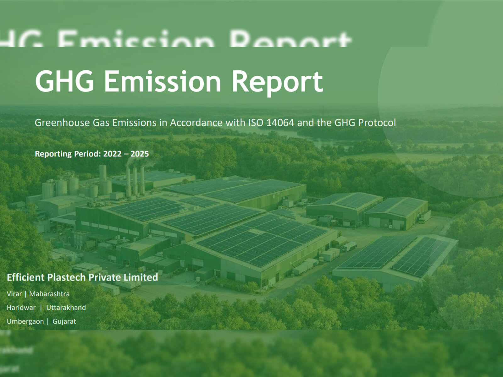 GHG Emission Report